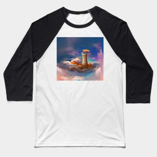 Tower in the Sky Baseball T-Shirt